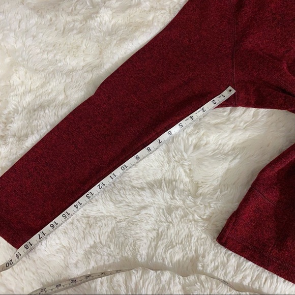 Woolrich Men’s Quarter Snap Pullover Sweater Sweatshirt Flap Pocket Heather Red - Picture 8 of 11